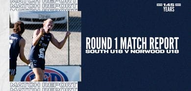 Under-18 Match Report: Round 1 vs Norwood